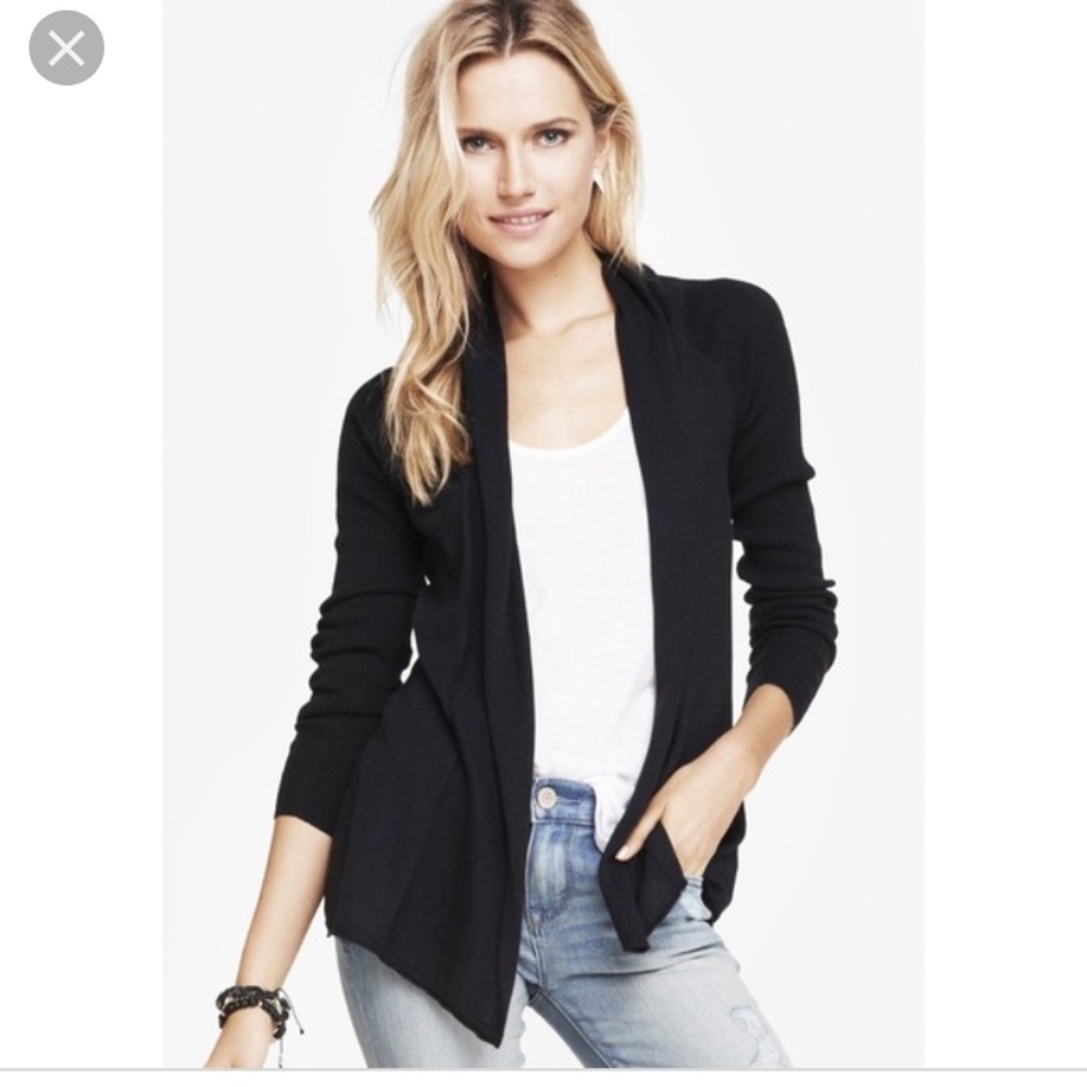 Express Black Cardigan